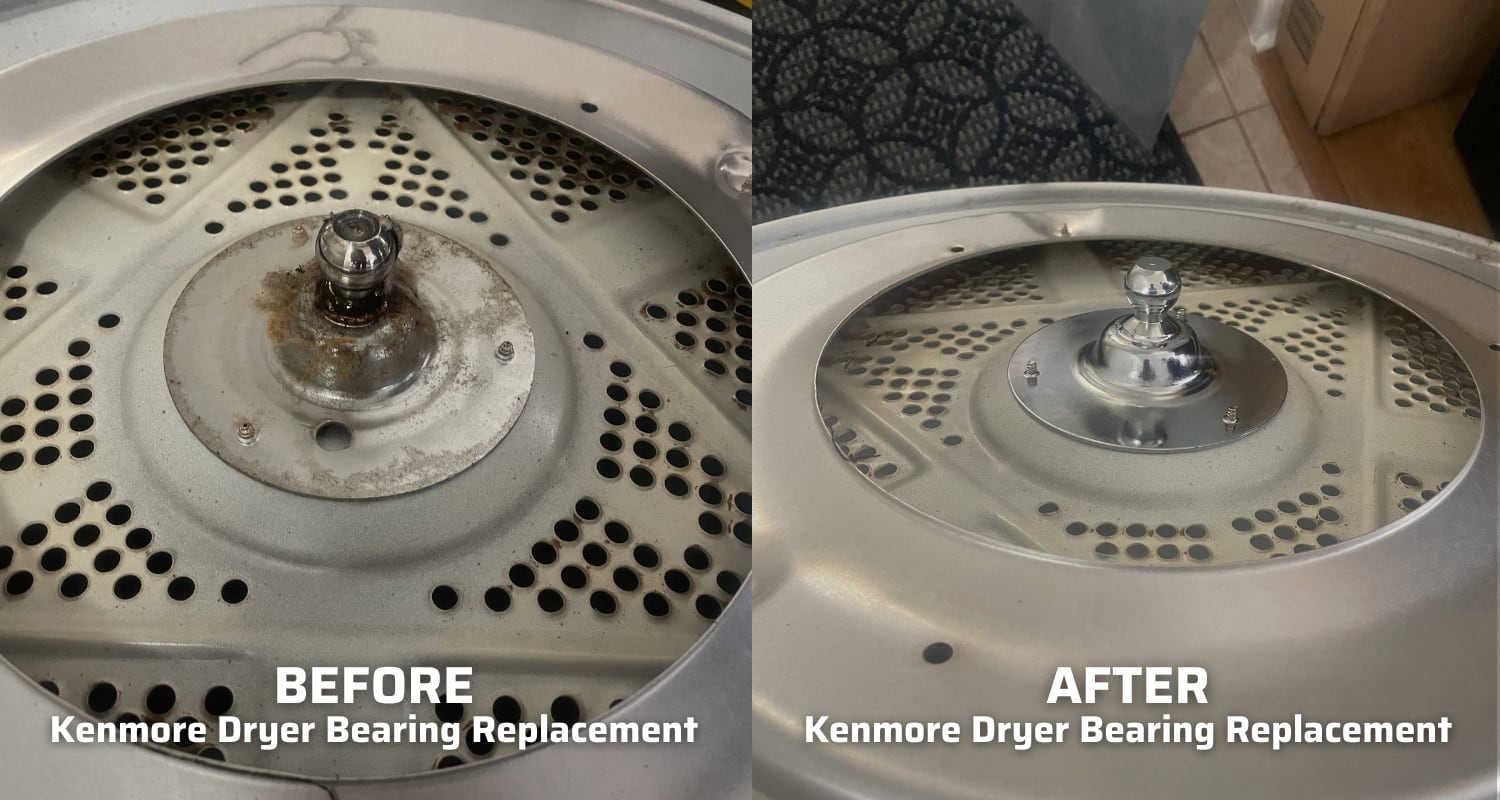 Dryer Repair Kenmore dryer bearing replacement