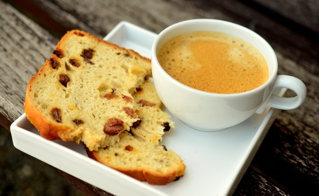 breads and coffee