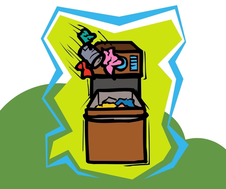 trash compactor illustration