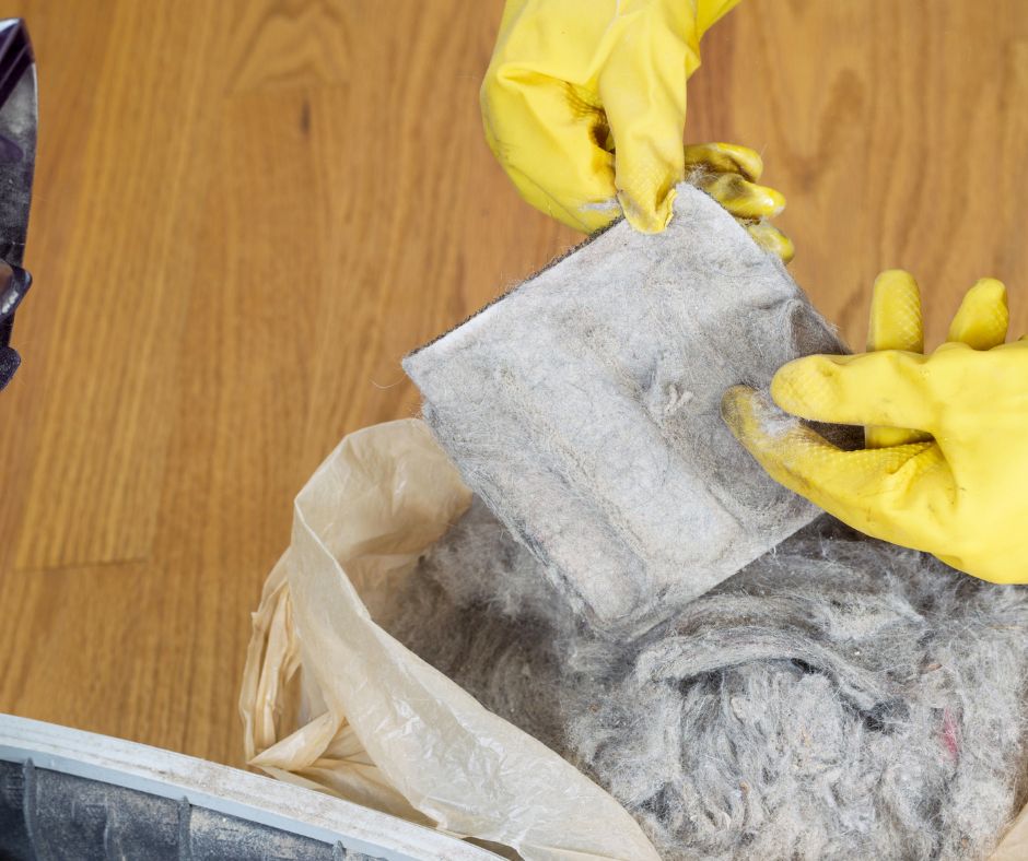 Cleaning filters keeps odor down.