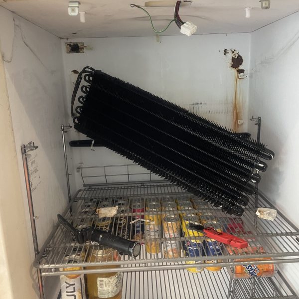 Refrigerator Repair Frigidaire fridge evap coil replacement